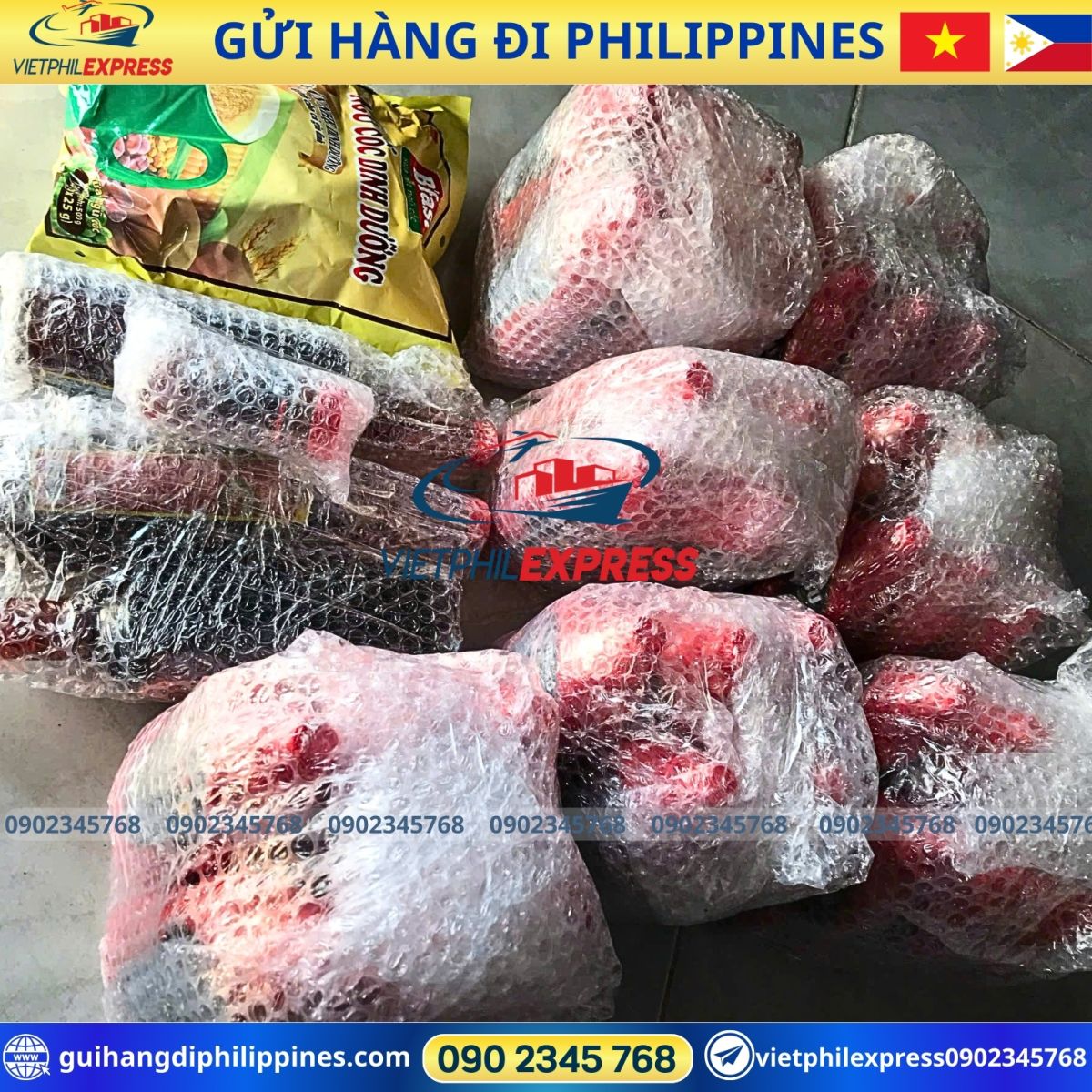 Vietphilexpress nhận và xử lý hàng